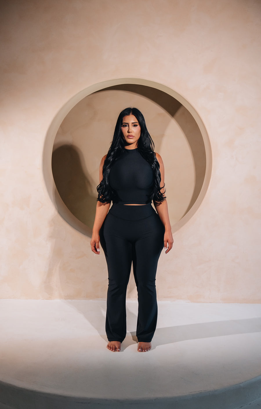 Black Flare Pants