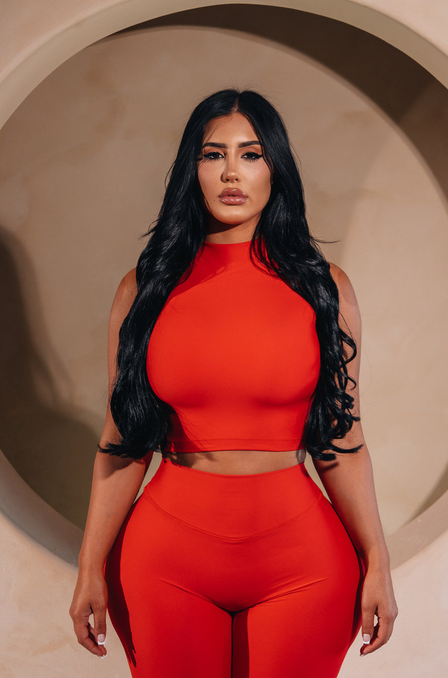 Red Raw Edge Shirt